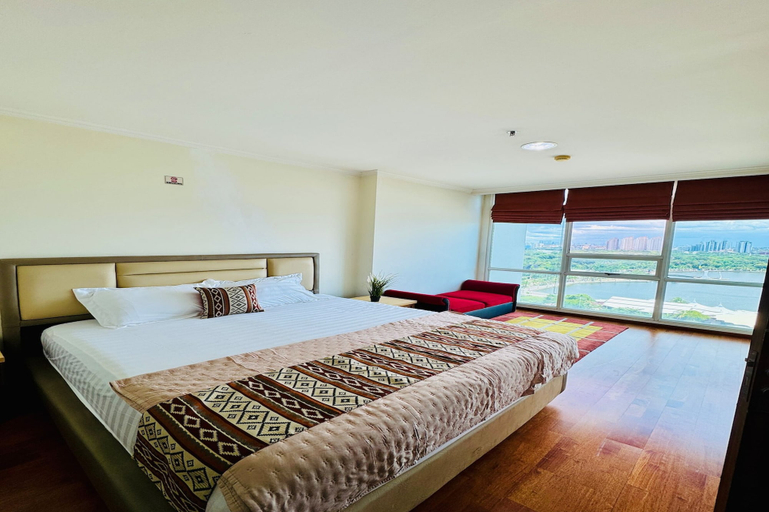 Bedroom 3, Staycation Jakarta - Ancol Mansion Apt, Jakarta Utara