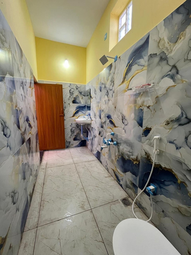 Bathroom, sea wave beach resort, Puducherry