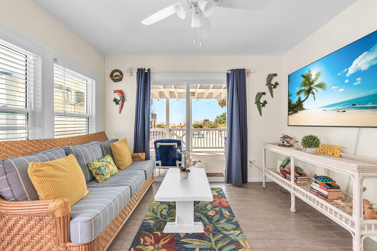 Living area 2, John's Pass-time Beach Cottage #1 and #2, Pinellas