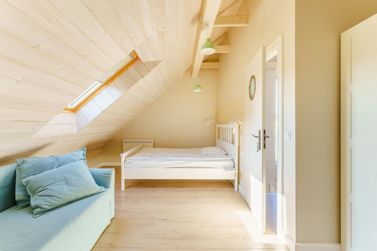 Bedroom 2, Holiday home, private sauna, close to the beach, Kołobrzeg