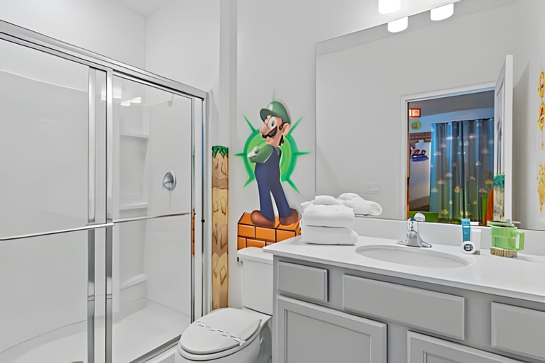 Bathroom 4, Luxury 6BR Near Universal, Pool, Spa & Game Room, Orange
