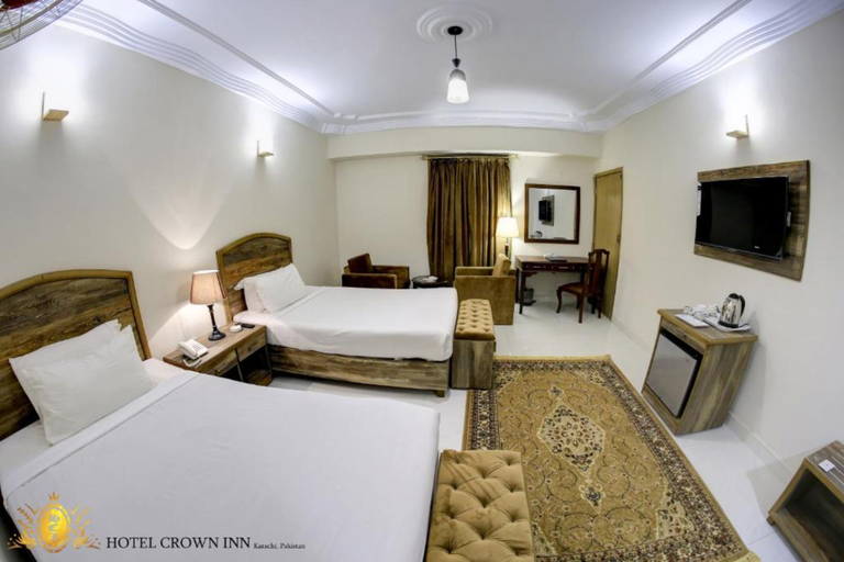Bedroom 3, Hotel Crown Inn, Karachi