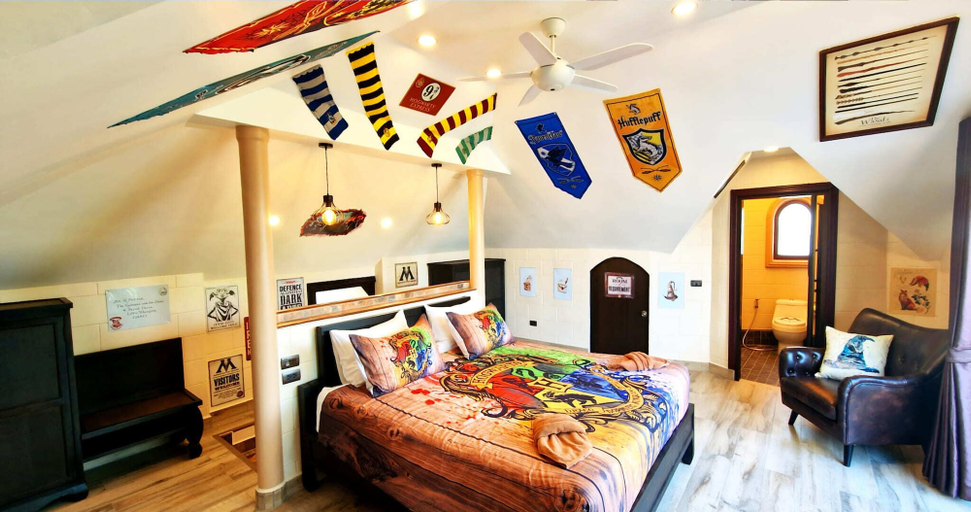 Bedroom 3, POTTERLAND Luxury Pool Villa Pattaya Walking Street, Pattaya