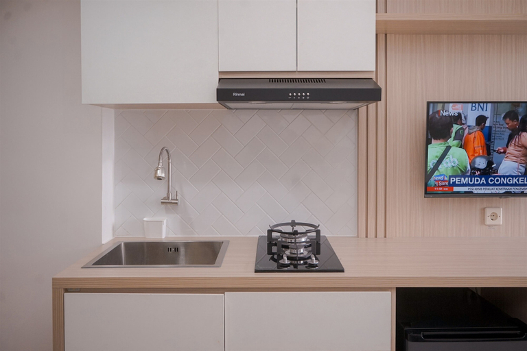 Private kitchen 3, Minimalist And Warm Studio Room At Cisauk Point Apartment, Tangerang