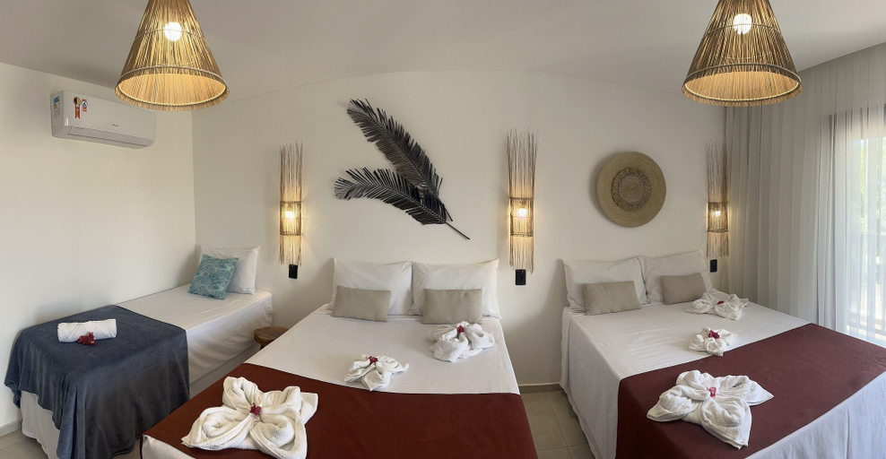 Bedroom 3, Pousada Deu Praia Maragogi, Maragogi