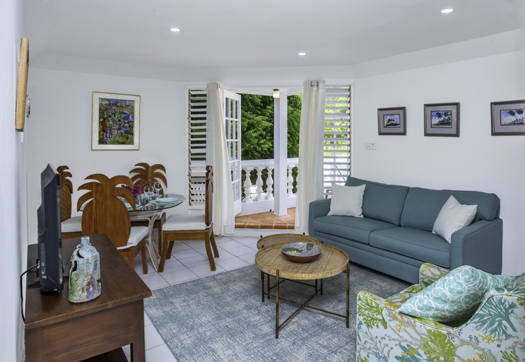 Living area 2, John John Cottage 1 Bedroom Cottage