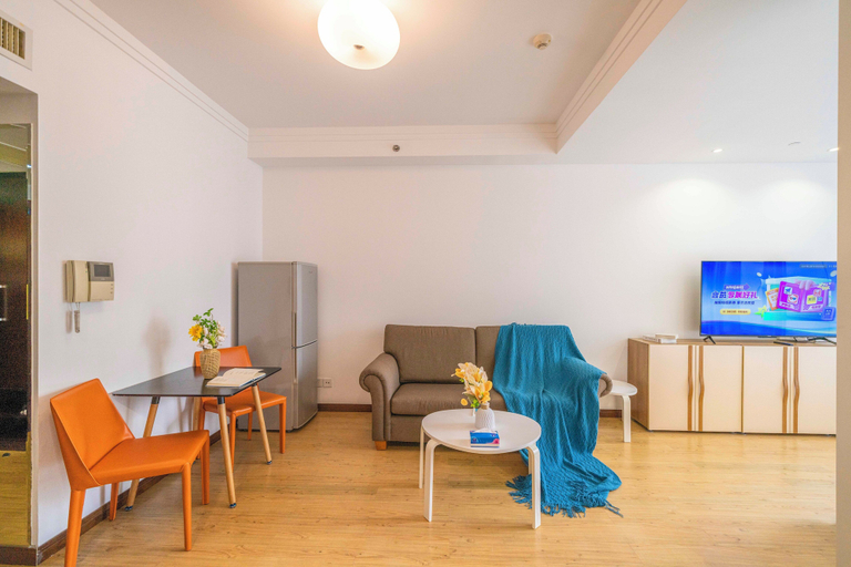 Living room 3, Tyms Xujiahui Stylish 1BR APT, Shanghai