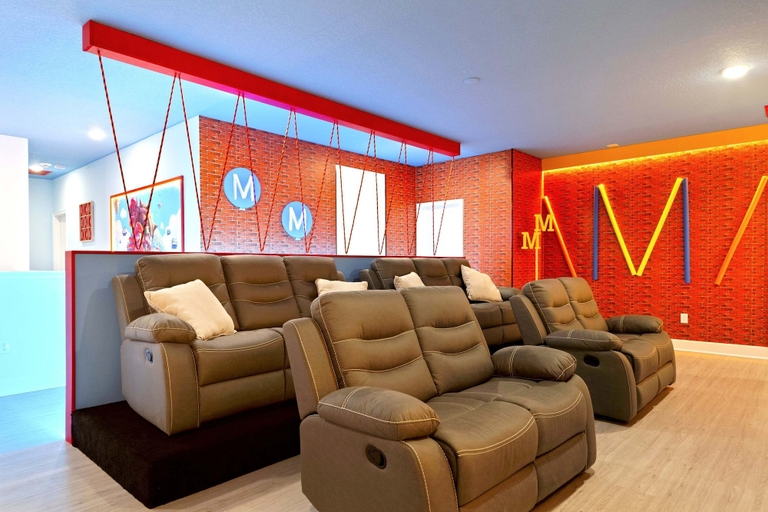 Lobby, Magical 15-bedroom Villa Game Room, Theater & More!, Osceola