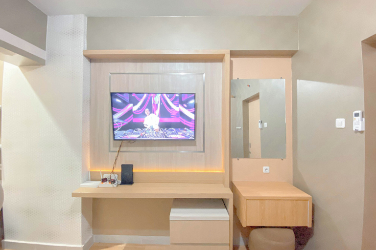 Interior, Brown Toned 1Br Without Living Room Apartment At The Alton, Semarang