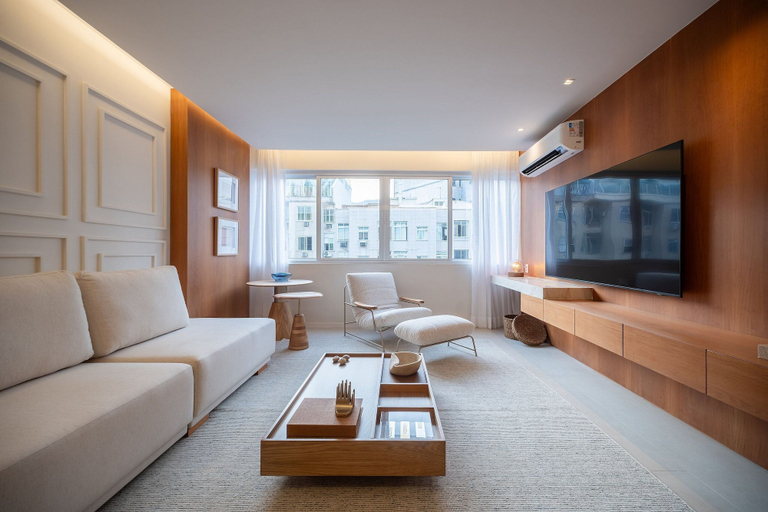 Living area 4, Leblon | Recém reformado, 3 quartos, a 4min da Praia - por Casapē Rio, Rio de Janeiro