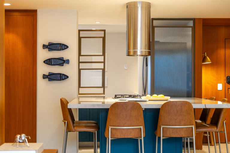 Dining, Leblon | Recém reformado, 3 quartos, a 4min da Praia - por Casapē Rio, Rio de Janeiro