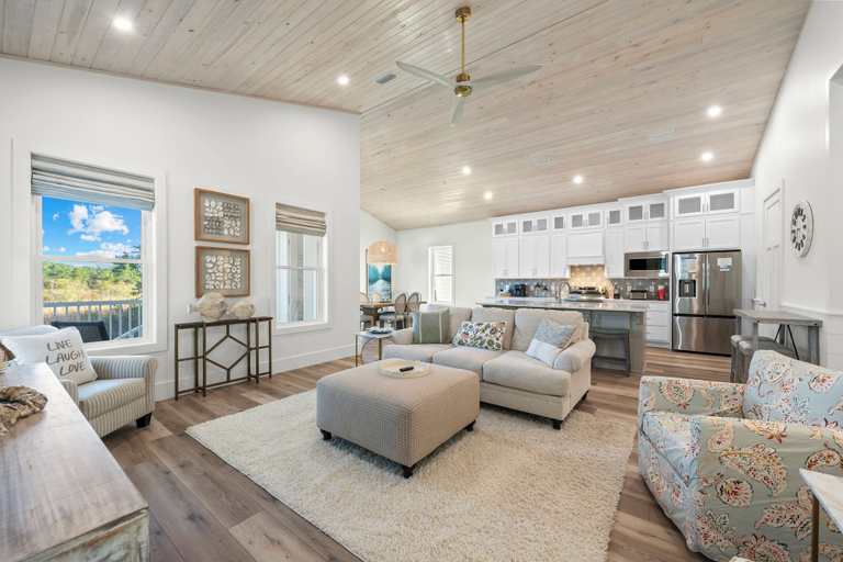 Living room 3, Luxury 4BR | Across street from beach | New Hot Tub!, Baldwin