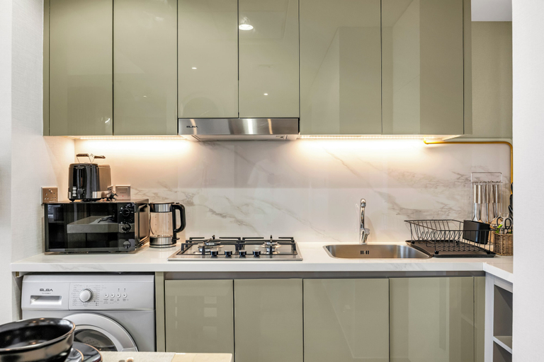 Private kitchen 2, Luxury Apartments in Meydan, Dubai