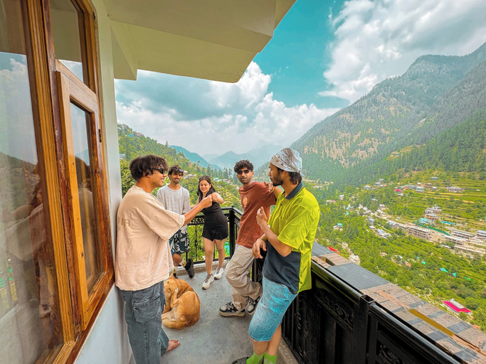 Exterior 2, Young Monk Hostel Jibhi, Kullu