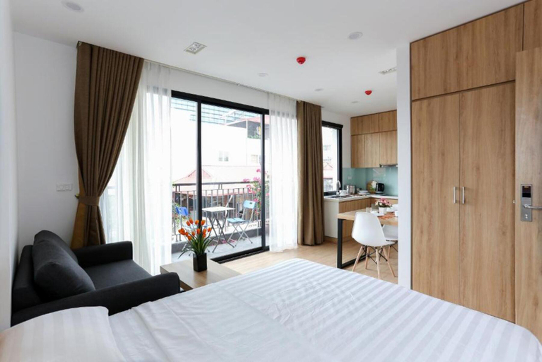 Bedroom, Quiet Hoang Quoc Viet Hotel & apartment, Cầu Giấy