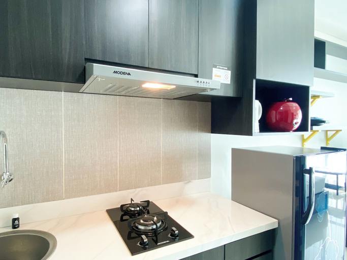Private kitchen 3, Monochromatic Studio At Lrt City Bekasi Apartment, Bekasi