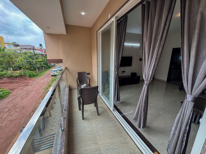 Balcony, RK Homes Service Apartments, South Goa