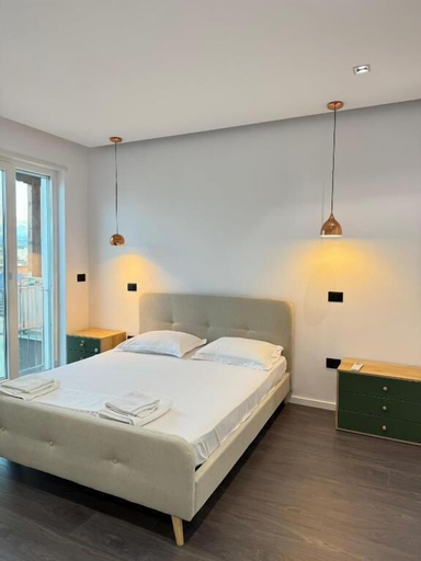 Bedroom 2, Shkodra Stylish Apartment, Shkodrës