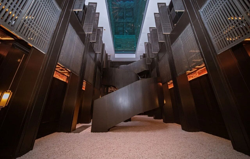 Interior detail, Yue Xin Ju, Xi'an