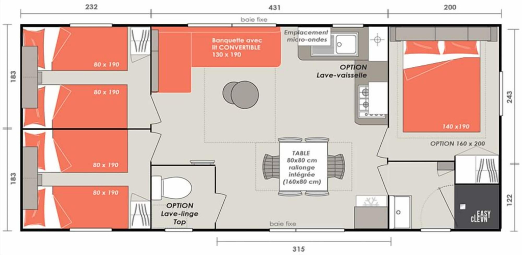 Room 4, Annick Mobilhome, Hérault
