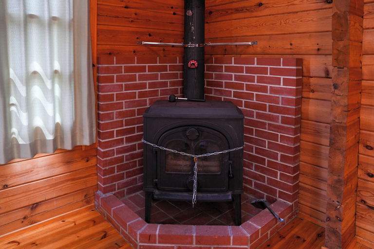Fireplace, Sakata Log House, Sakata