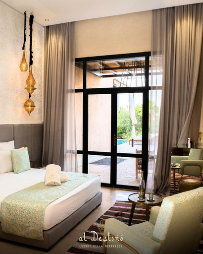 Bedroom 3, Al Destino Luxury Villa Hotel Spa Marrakech, Marrakech
