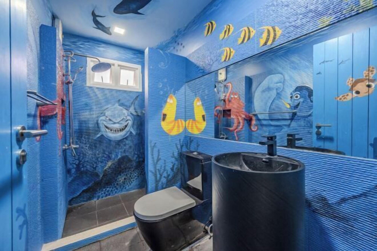 Bathroom 2, Shark House - Family Pool Villa, Klaeng