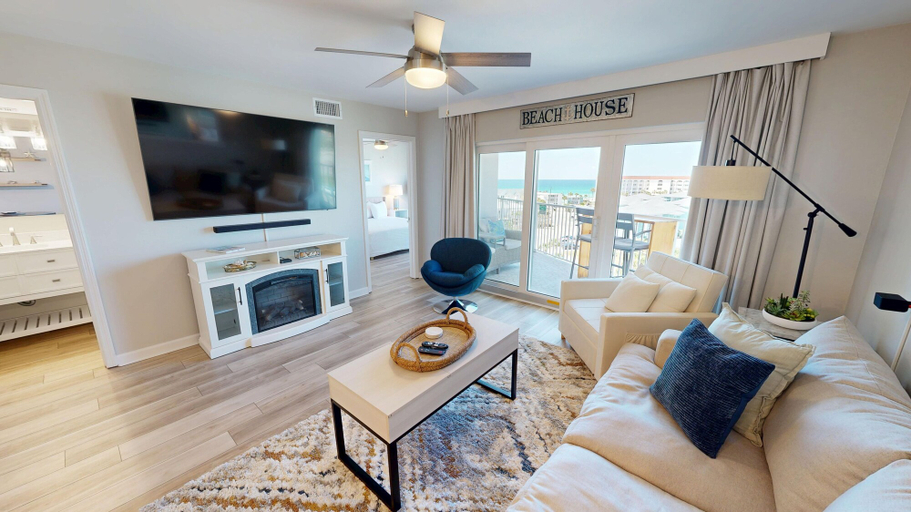 Living area 2, Seacrest 714 2 Bedroom Condo, Okaloosa