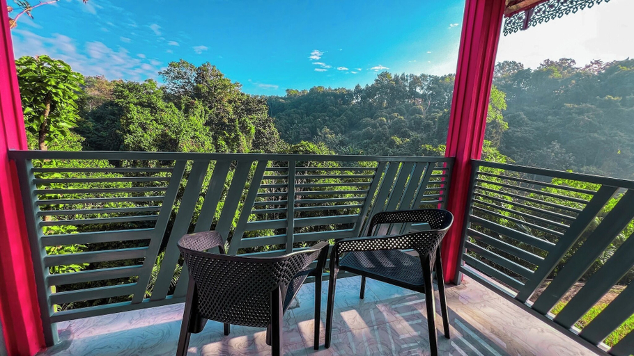 View from room, Mountain Springs Resort, Bandarbon