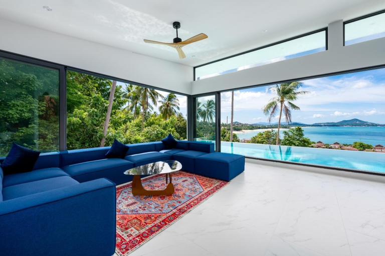 View from room 2, VillaSookjai 4BR SeaViewChawengNoi KBR54, Ko Samui