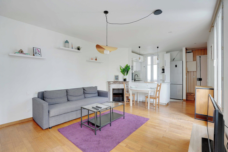 Living area 3, Bright Apartment 1br/2p - St Ouen, Seine-Saint-Denis