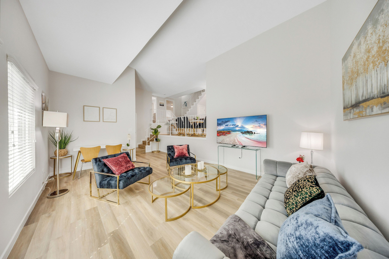 Living area 4, Oneluxstay 3BR near Redondo Beach, Los Angeles