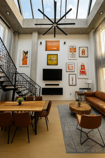 Living area 3, Le Moyne 2, Montréal