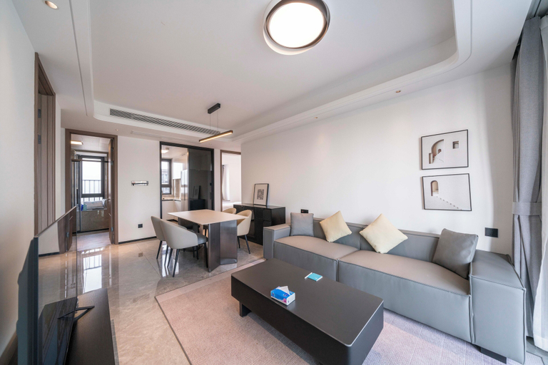 Living room 5, Tyms Hongqiao Deluxe 3BR 2BA APT, Shanghai