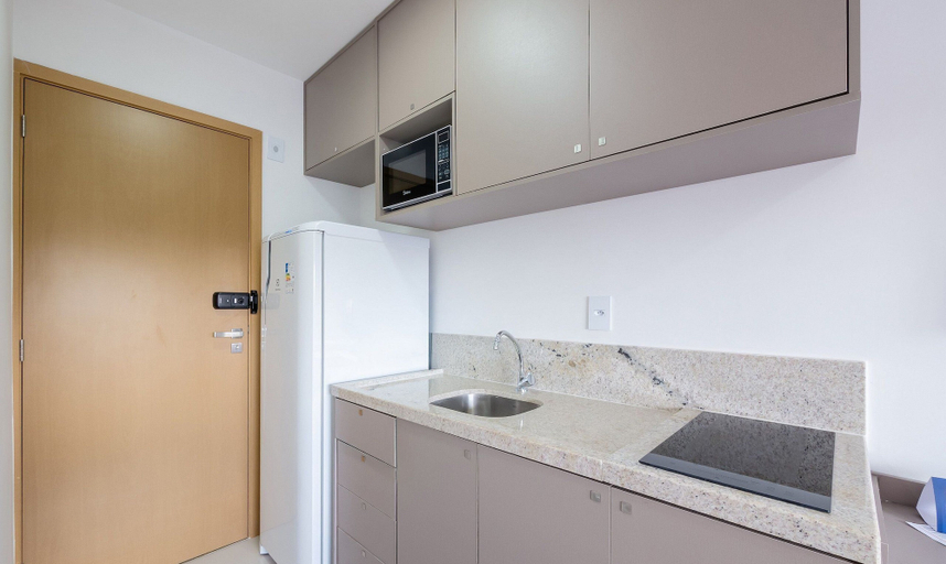 Private kitchen, Studio Moderno em cond. c/ piscina HFO0208, Salvador
