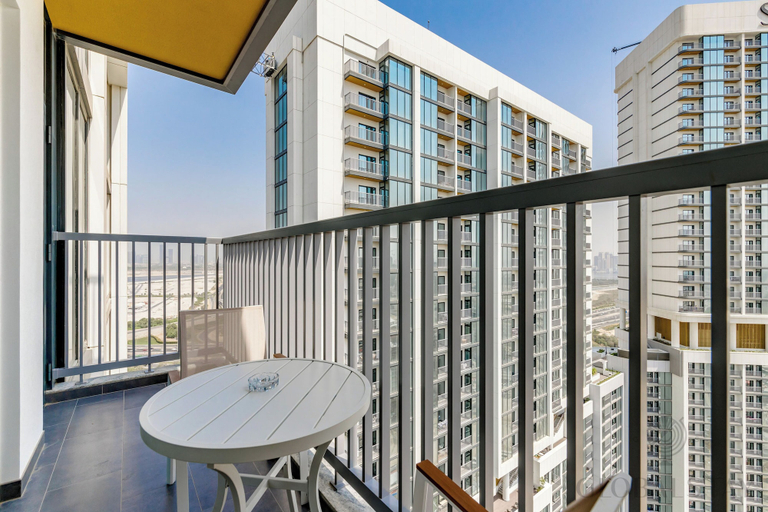 Balcony, GLOBALSTAY. The Crest Tower C Apartments, Dubai