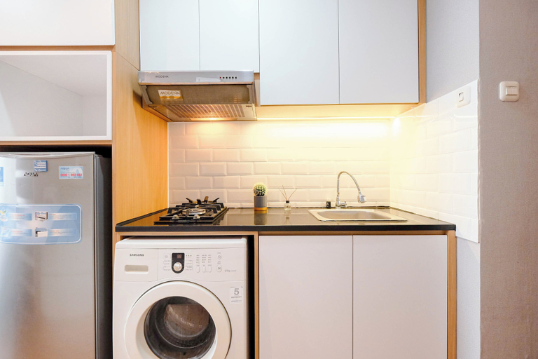 Private kitchen 3, Modern Minimalist 1Br Apartment At Cervino Village Casablanca, Jakarta Selatan