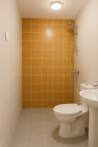 Bathroom 3, King Hotel, Huddinge