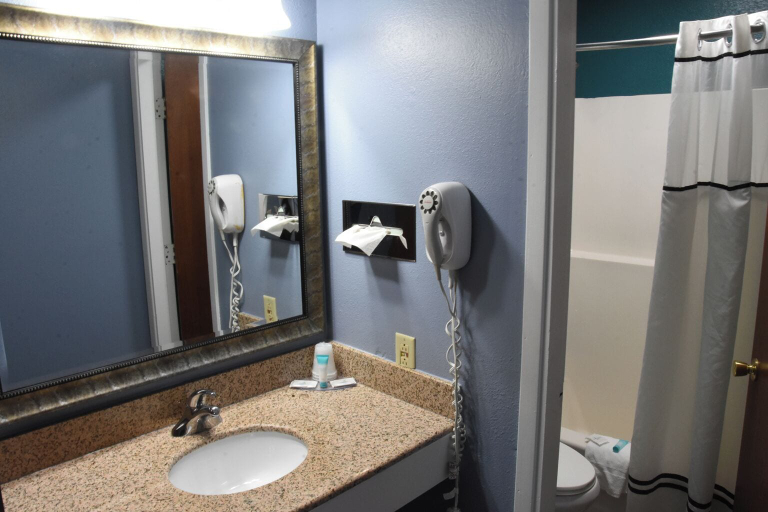 Bathroom, Timber Motel, Clinton
