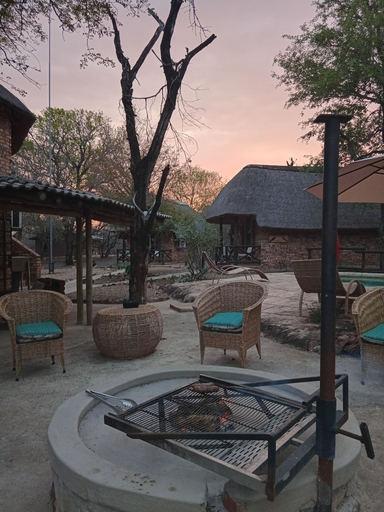 Front of property, elephant memories safari lodge, Ehlanzeni