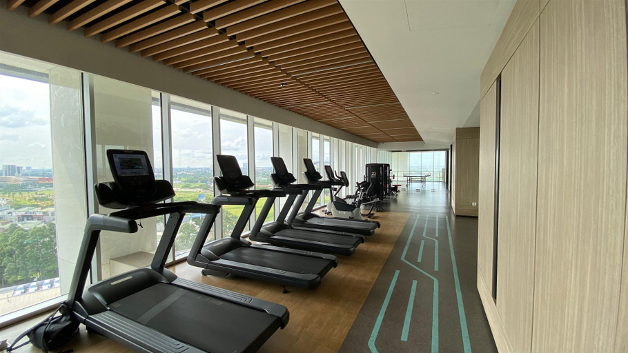 Gym, Stylish Studio Apartment At The Smith Alam Sutera, Tangerang