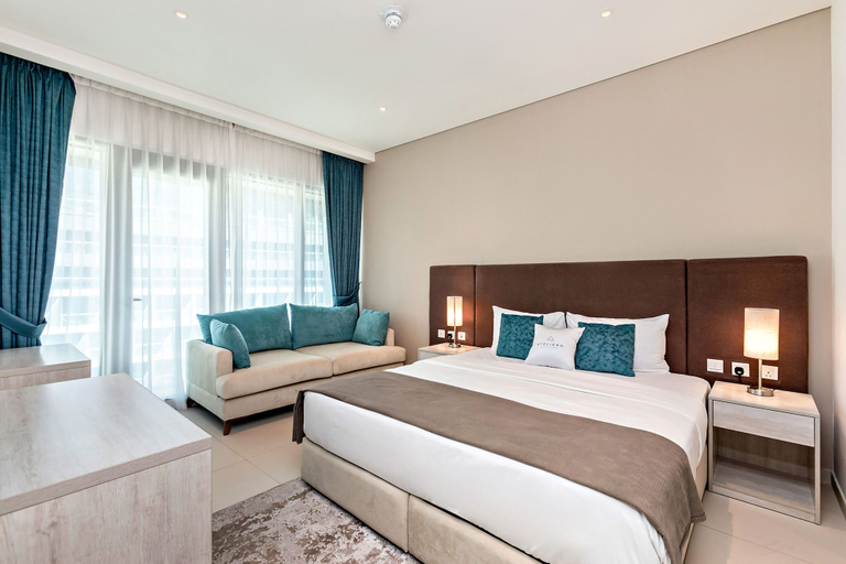 Bedroom 2, Seven Palm 1BR Apartment with Sea View, Dubai