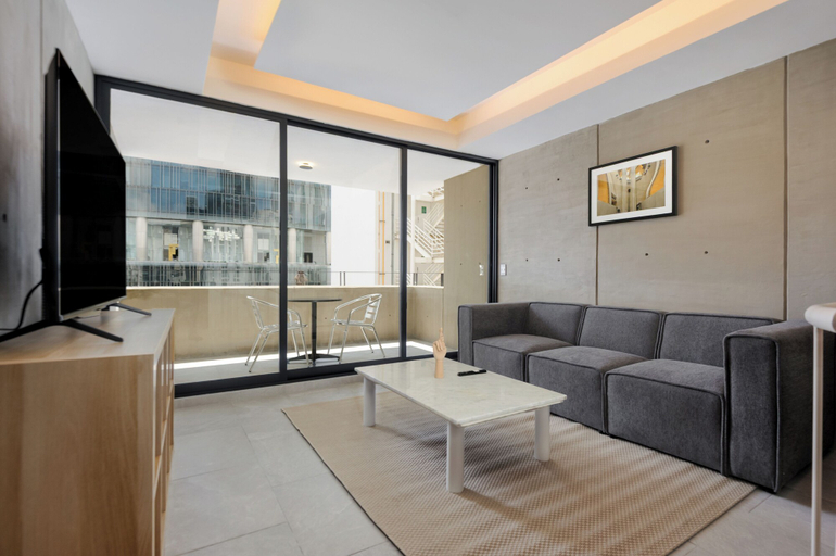 Living area 2, Berna 14 by Wynwood House, Mexico City