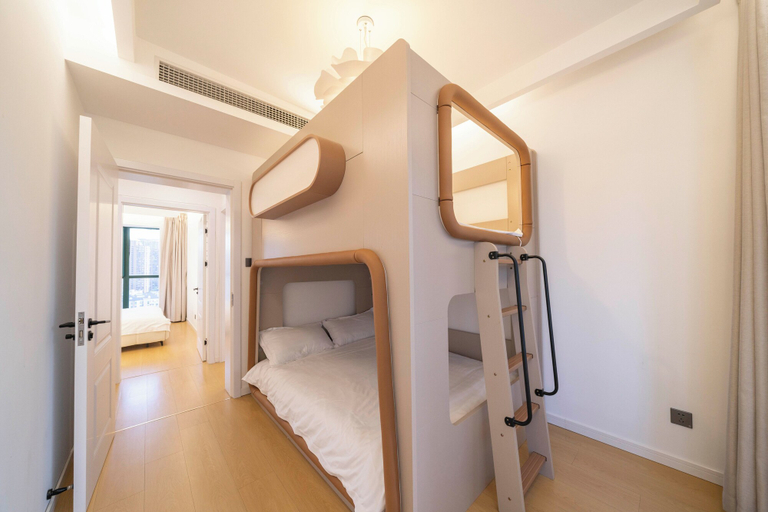 Bedroom 2, Zhome Riverside Garden-Near the Bund, Shanghai
