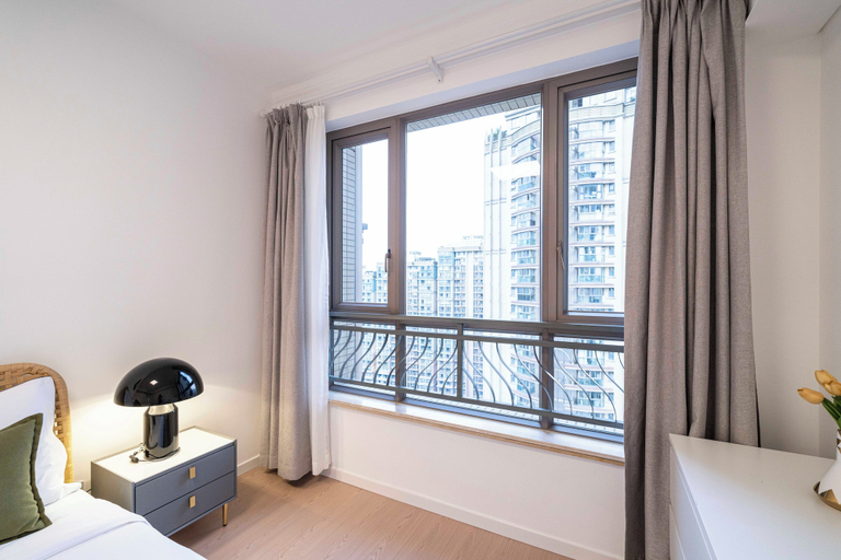 View from room, Tyms 1BR APT Hongqiao Yucui Garden, Shanghai