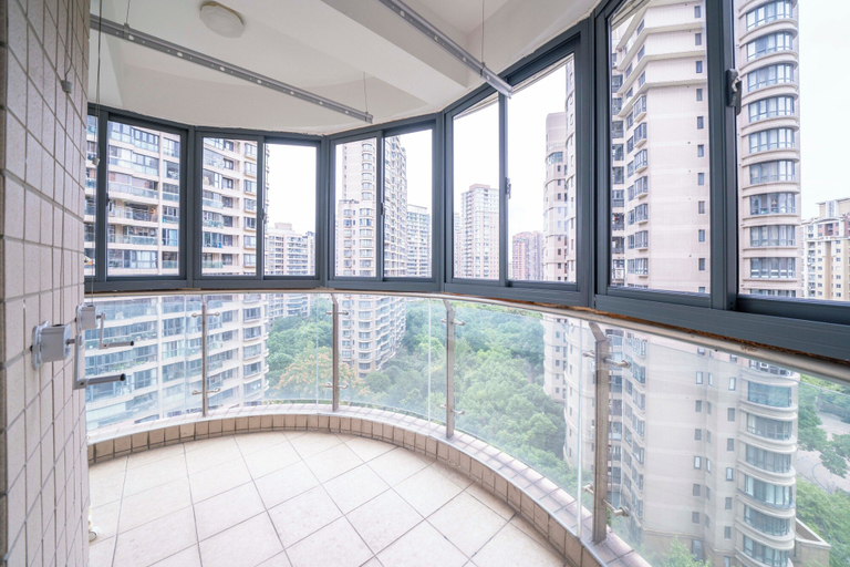 Balcony, Tyms Modern 1BR APT Garden, Shanghai