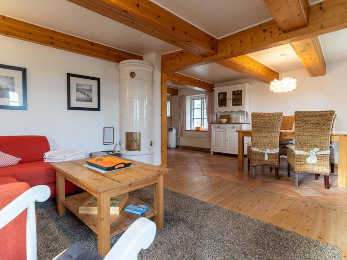 Living room 2, Ferienhaus in Westerhever mit Garten, Nordfriesland