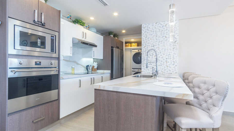 Private kitchen 2, Waterfront Getaway 2 Bedroom Condo W704, Puerto Peñasco