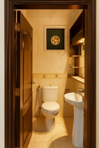 Bathroom 5, Central Family Apartment, Salt