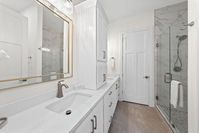 Bathroom 5, Luxury 4BR | Across street from beach | New Hot Tub!, Baldwin